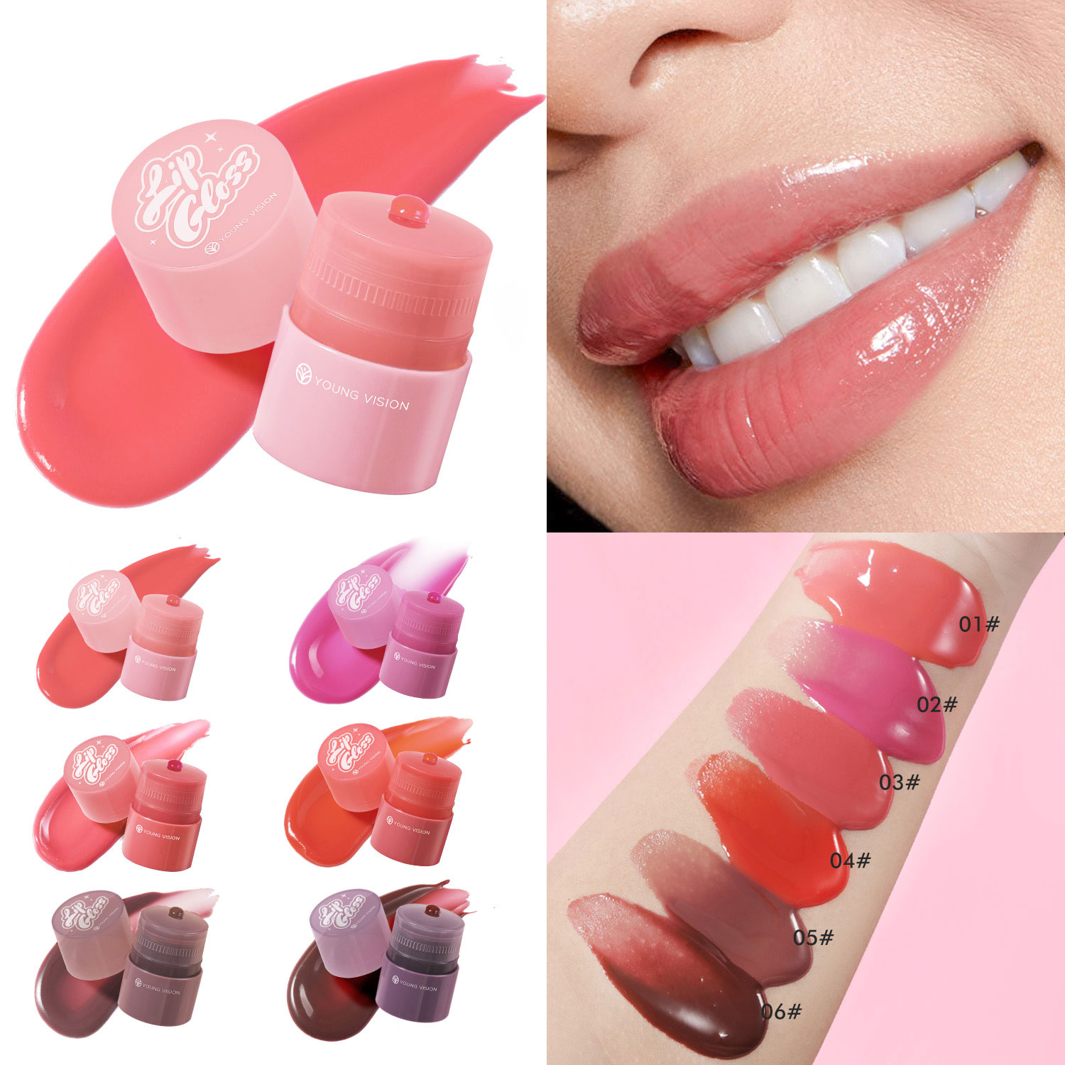 Beauty Makeup Filter - Bubblegum Hued Makeup Collection Filter Effect