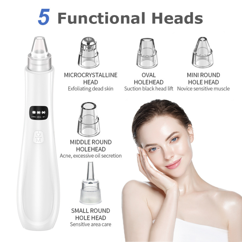 Pore Vacuum - Electric Blackhead Remover 3 Suction Mode