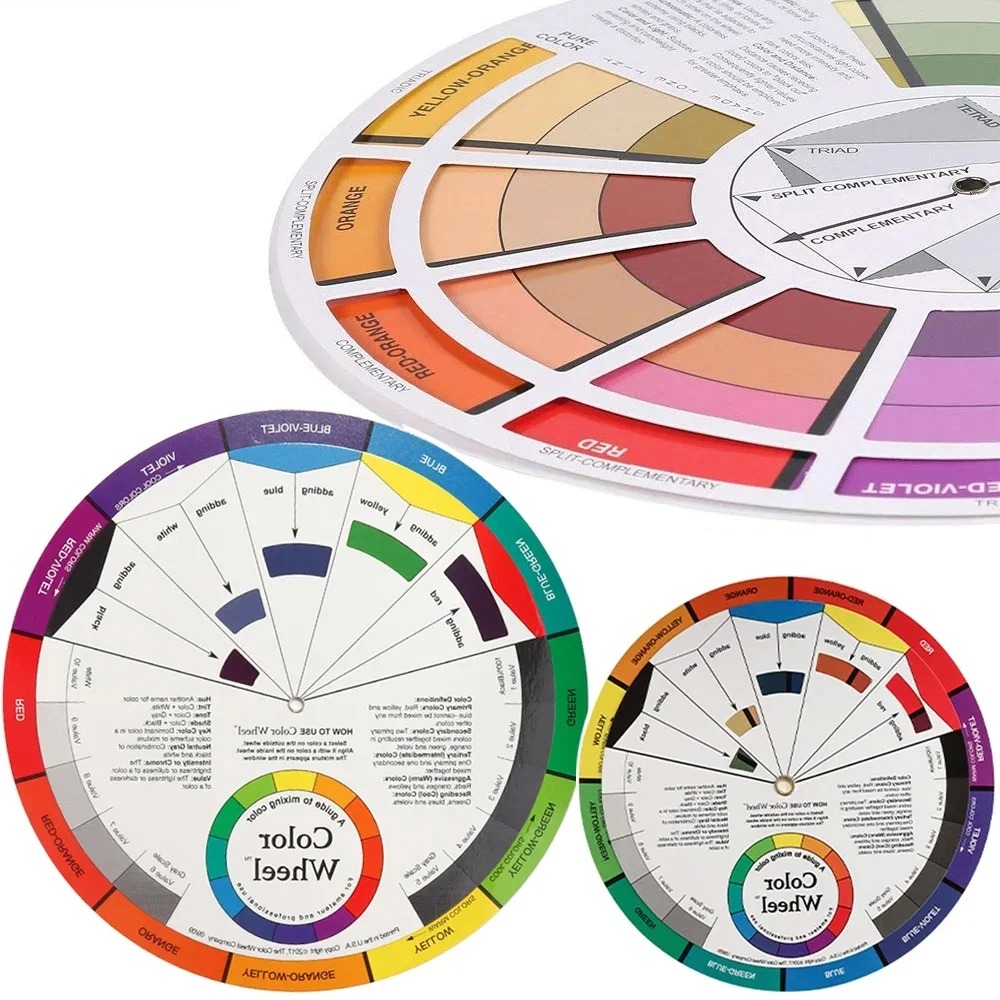 Beauty Makeup Pictures - Creative Color Wheel, Paint Mixing Learning