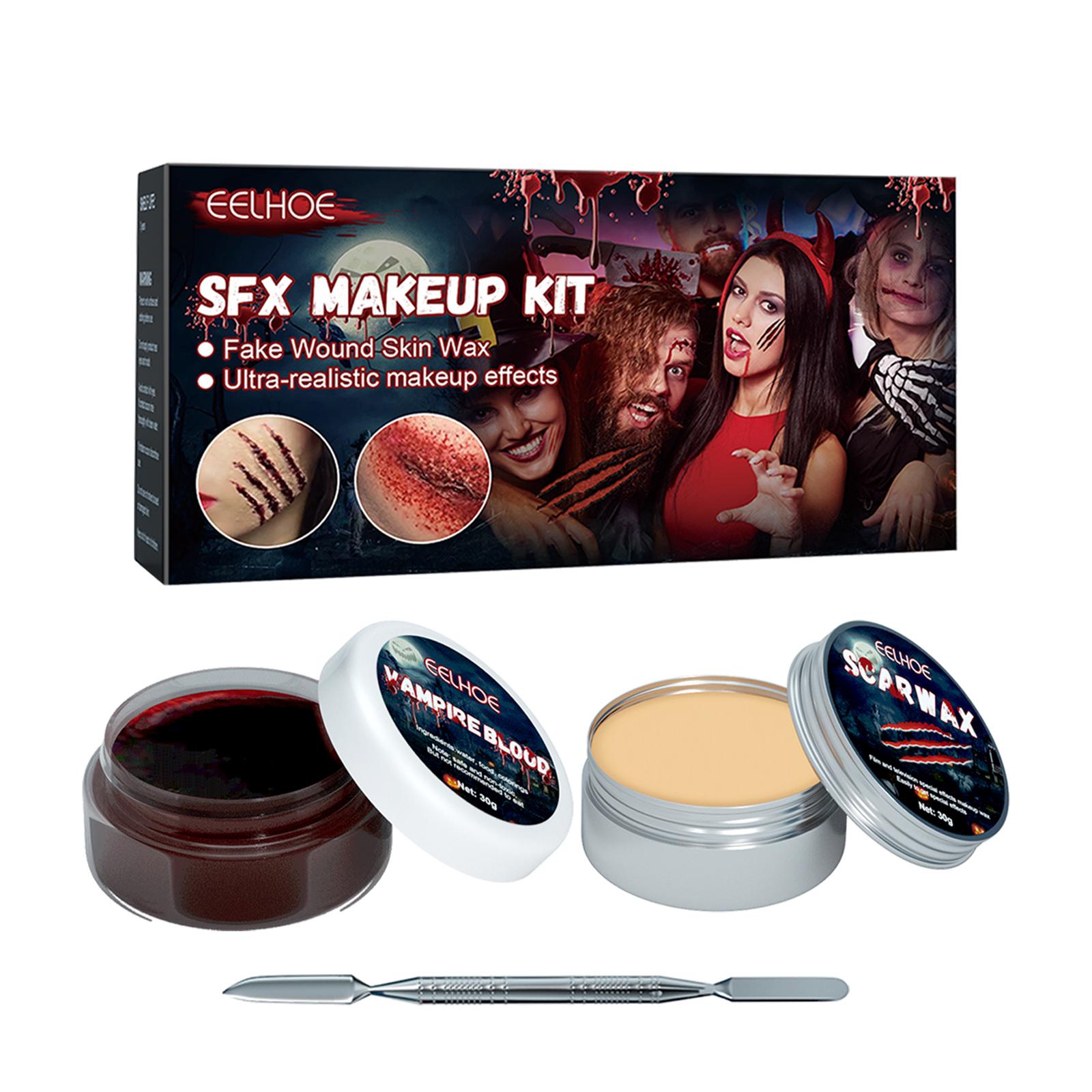 Beauty Makeup Pictures - Professional Halloween Makeup Kit Fake Wound