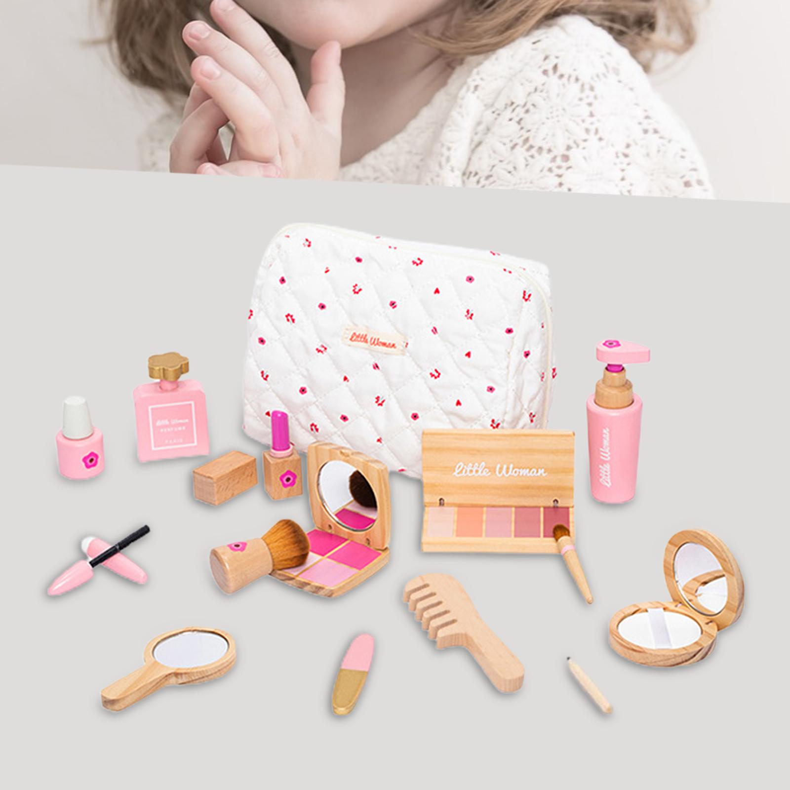 Beauty Makeup Games For Girls - Makeup Toy Kits Wooden Makeup Toys