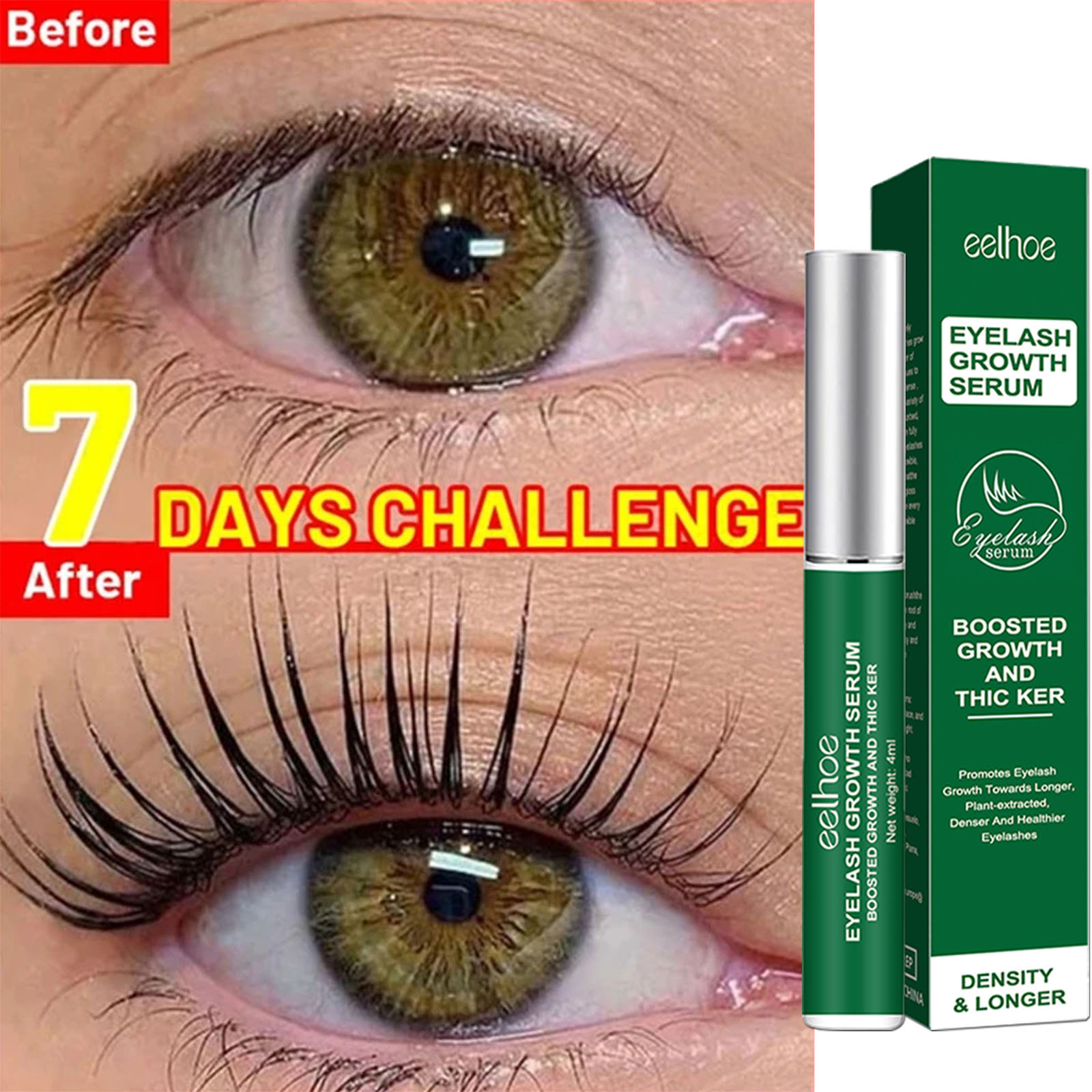 Lash Serum Growth - Fast Eyelash Growth Serum 7 Days