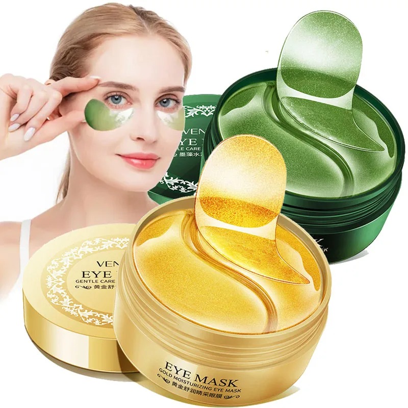 Collagen Eye Patch - 60Pcs/Box Seaweed Gold Collagen Eye Mask