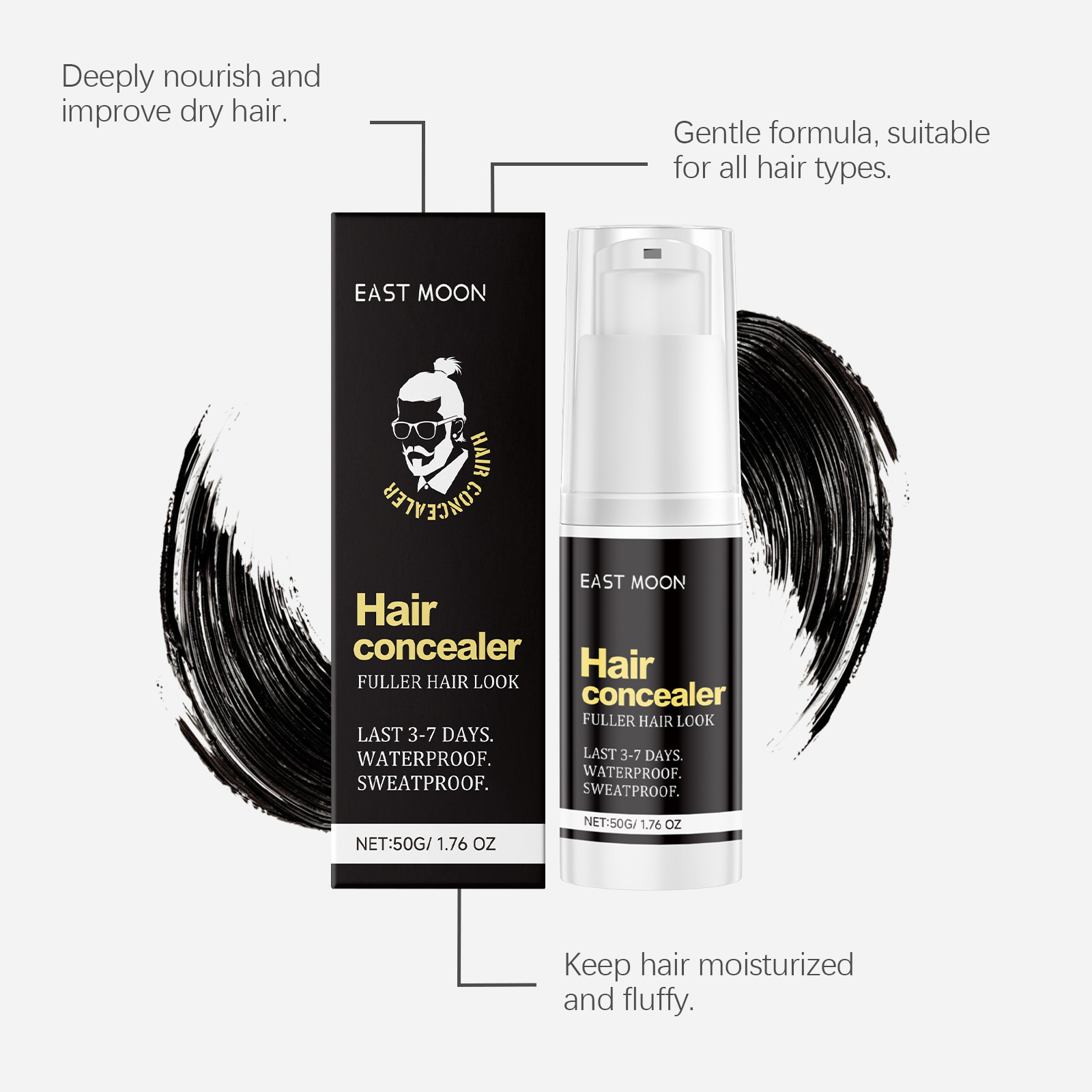 Hair Coverage Concealer Cream  - огляд і ціна Pressed Powder Foundation