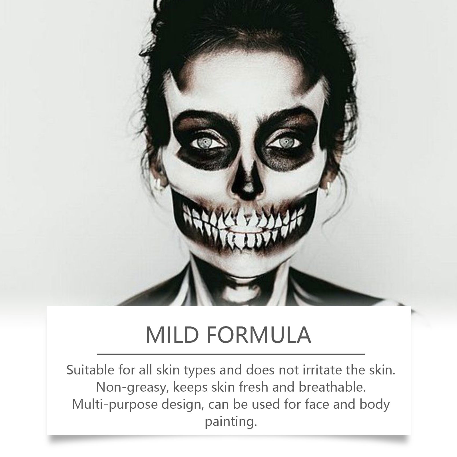 Black White Face Body Paint Ki - огляд і ціна Beauty Makeup Pictures