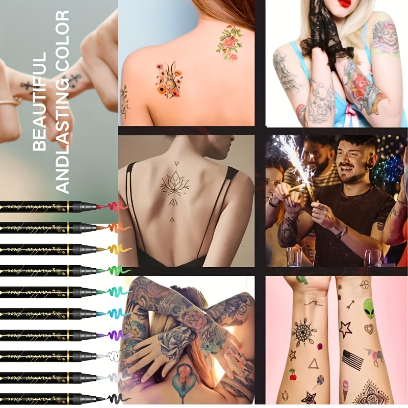Temporary Tattoo Marker Set 10 - огляд і ціна Beauty Makeup Pictures