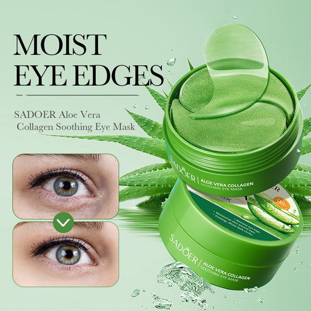 60pcs Aloe Vera Collagen Under - огляд і ціна Collagen Eye Patch
