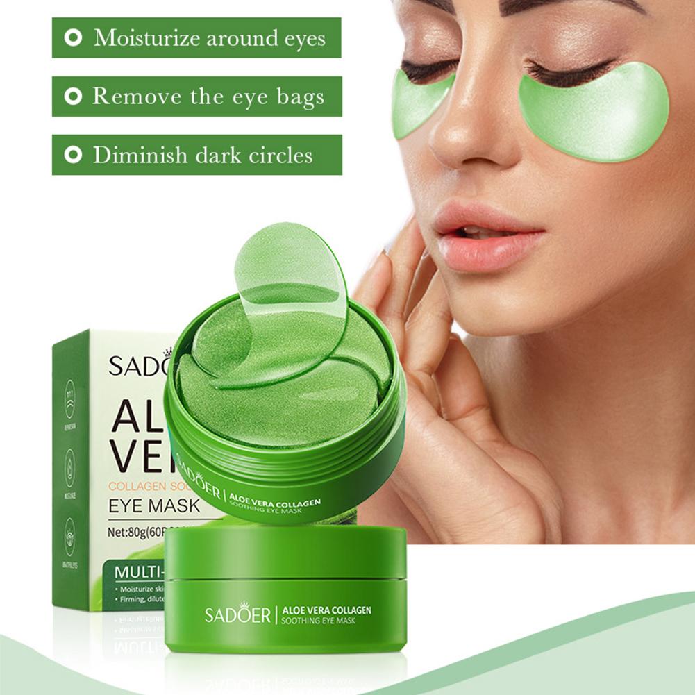 60pcs Aloe Vera Collagen Under - огляд і ціна Collagen Eye Patch