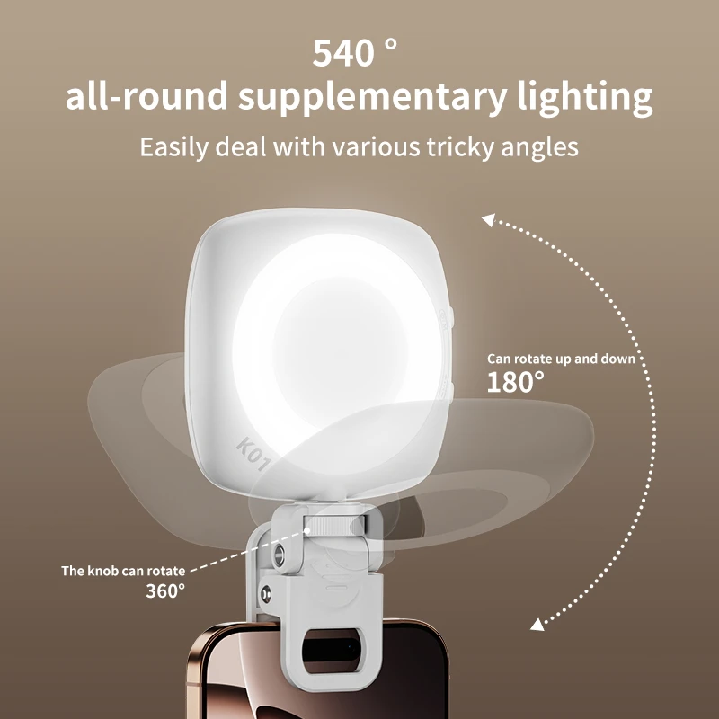 Phone Selfie Light 2700K-6500K - огляд і ціна Photo Beauty Makeup