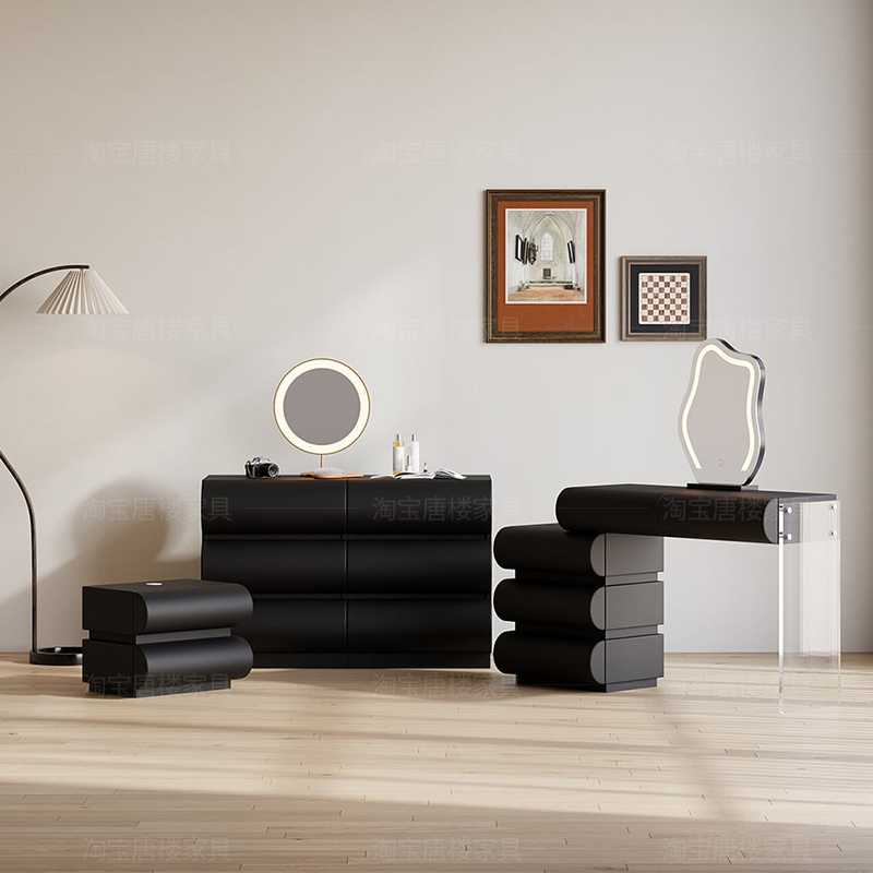 Modern Wood Vanity Table Vinta - огляд і ціна Makeup Beauty Lounge