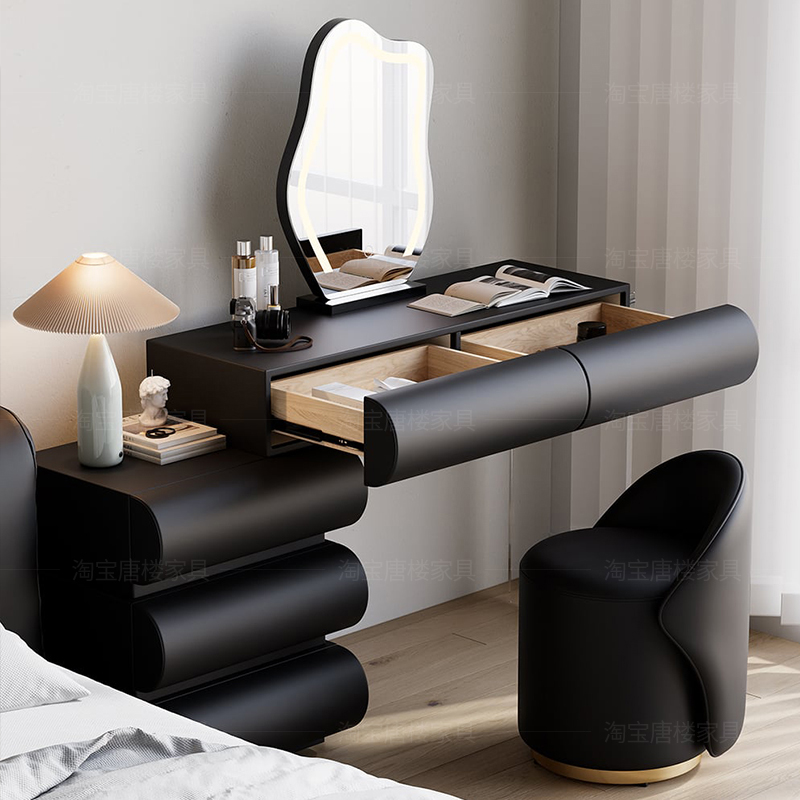 Modern Wood Vanity Table Vinta - огляд і ціна Makeup Beauty Lounge