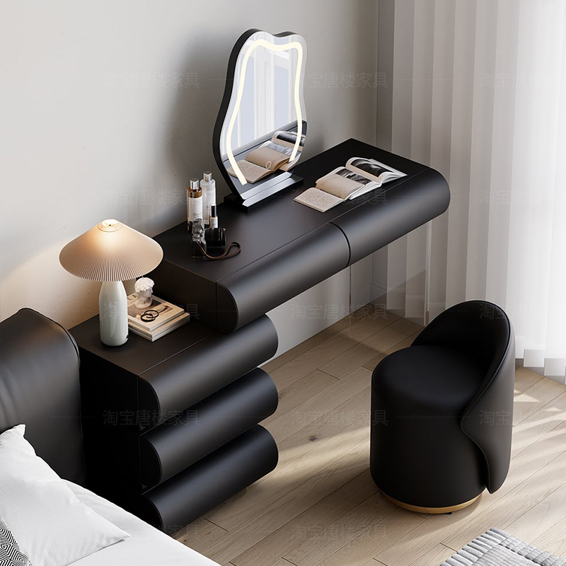 Modern Wood Vanity Table Vinta - огляд і ціна Makeup Beauty Lounge