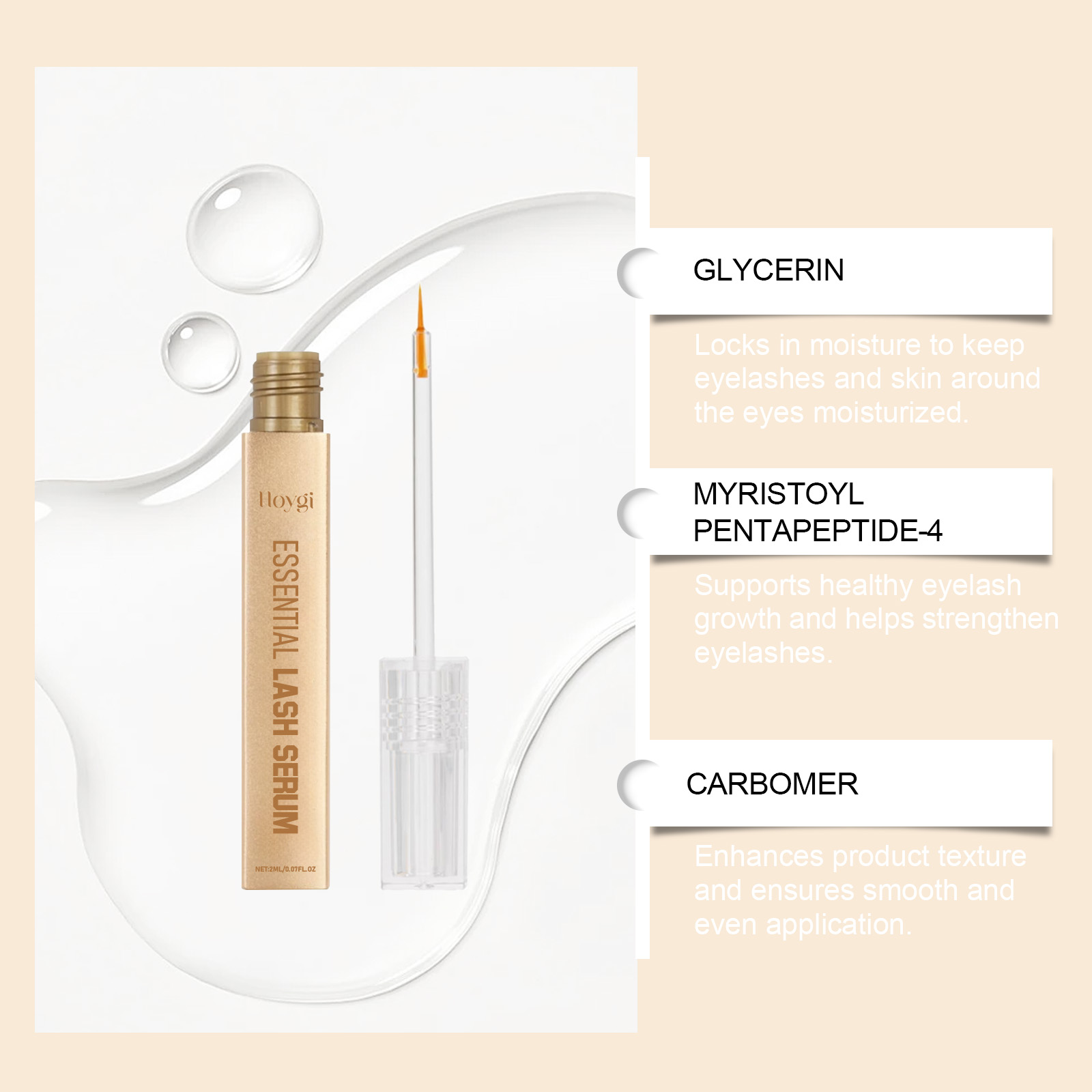 Fast Eyelash Growth Serum Natu - огляд і ціна Lash Serum Growth