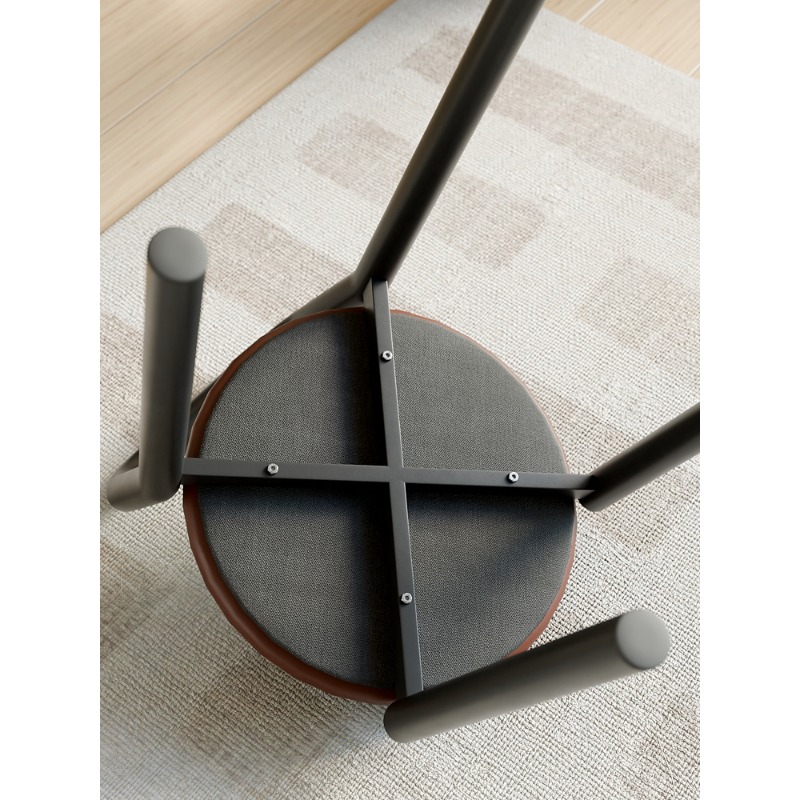 Leather Upholstered Round Stoo - огляд і ціна Beauty Makeup Chair
