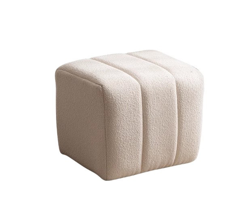Grey Hallway Foot Stool Puffs  - огляд і ціна Makeup Beauty Lounge