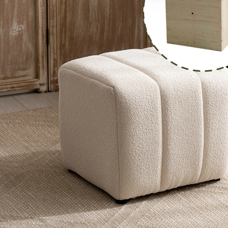 Grey Hallway Foot Stool Puffs  - огляд і ціна Makeup Beauty Lounge
