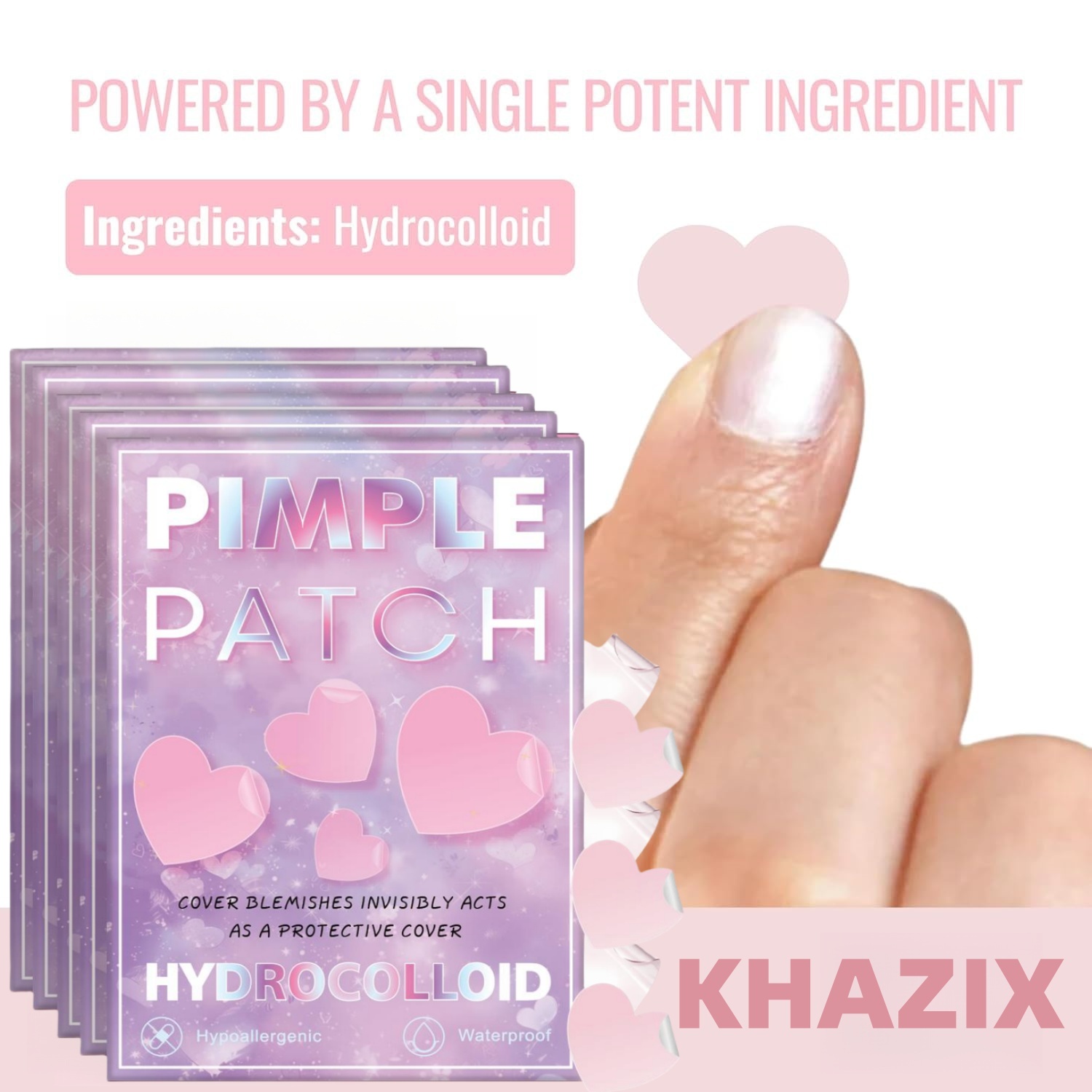 1080 pieces of pink heart-shap - огляд і ціна Pressed Powder Foundation