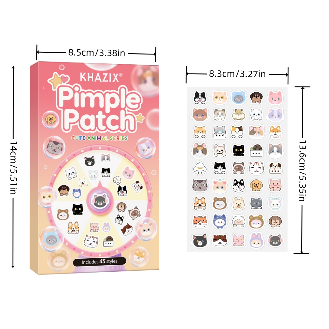 45pcs Cartoon acne patch, cute - огляд і ціна Pressed Powder Foundation