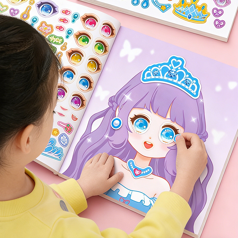 Princess Makeup Stickers, DIY  - огляд і ціна Beauty Makeup Games For Girls