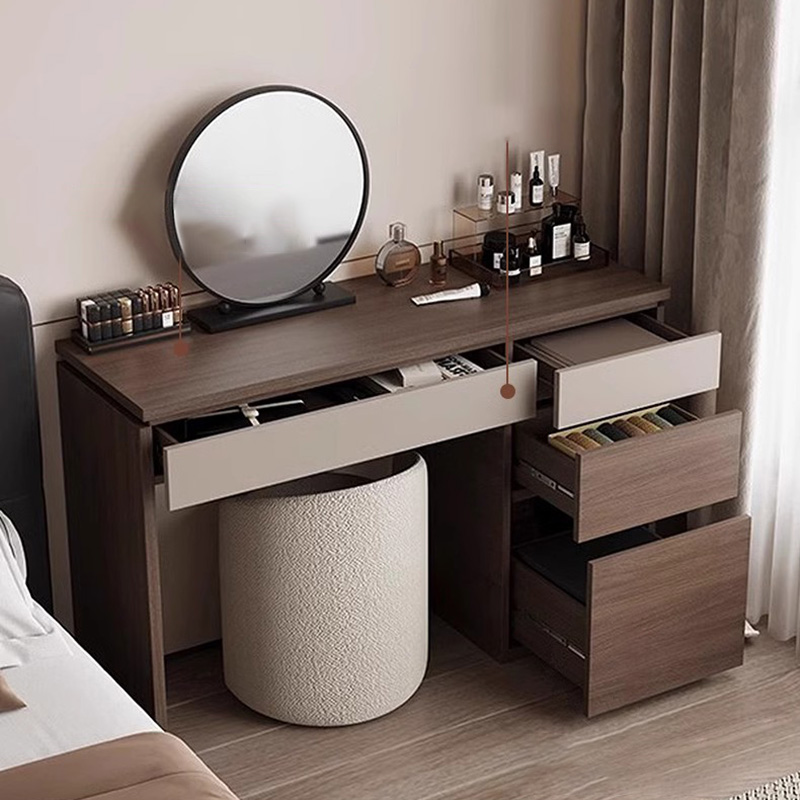 Wood Shelf Vanity Table Modern - огляд і ціна Makeup Beauty Lounge