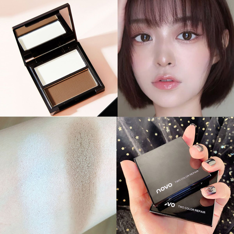NOVO Two Tone Makeup Disc Powd - огляд і ціна Beauty Makeup Novo