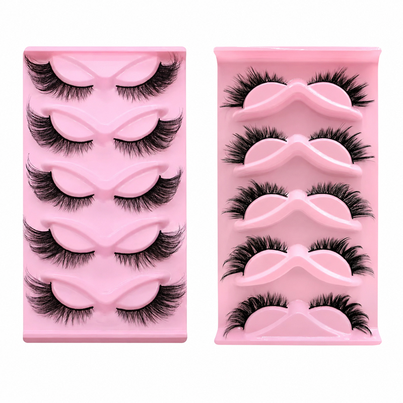 5 Pairs 2 Styles Wispy False E - огляд і ціна Beauty Makeup Look