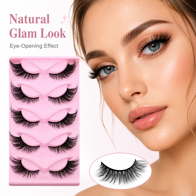 5 Pairs 2 Styles Wispy False E - огляд і ціна Beauty Makeup Look