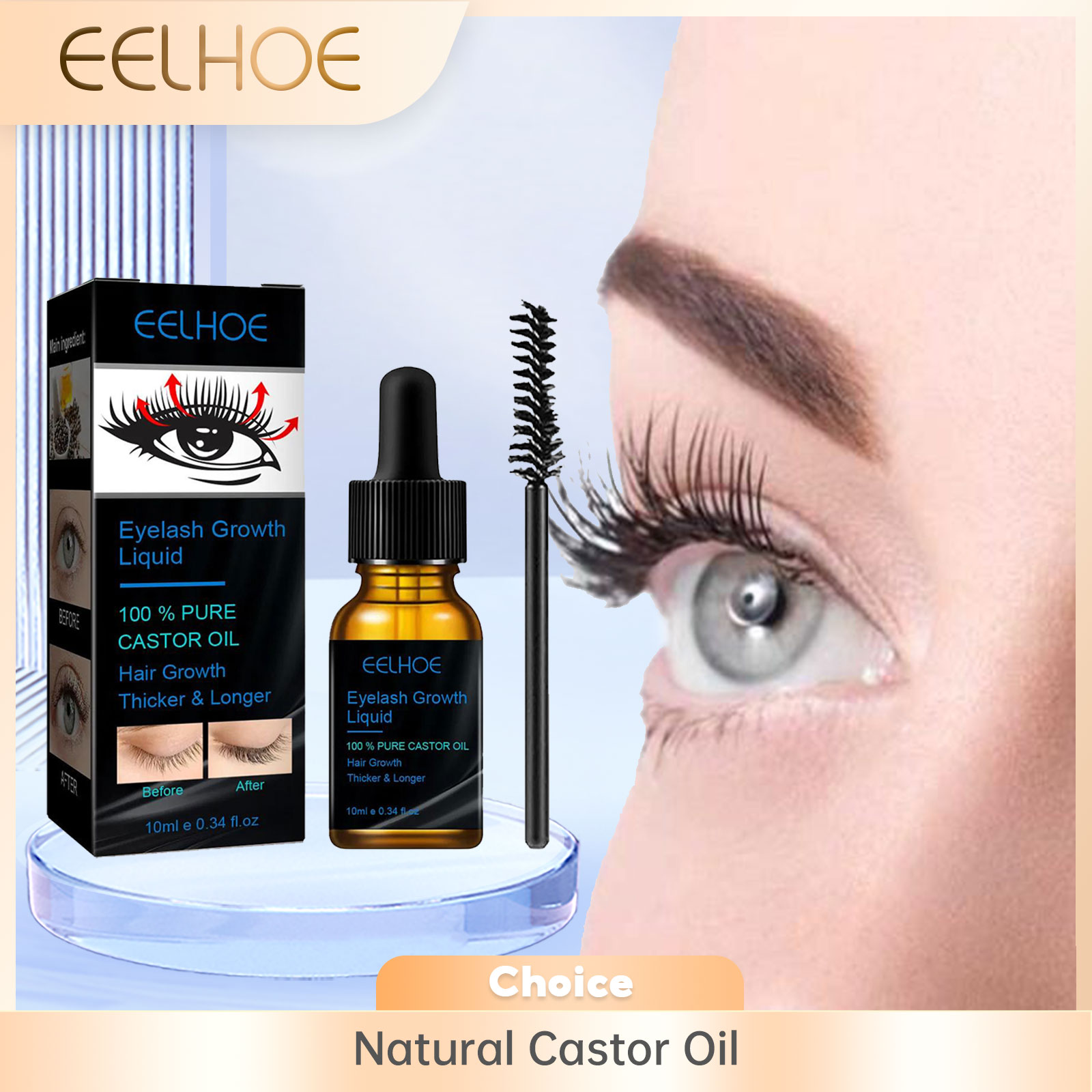 Castor Oil Eyelash Growth Seru - огляд і ціна Lash Serum Growth