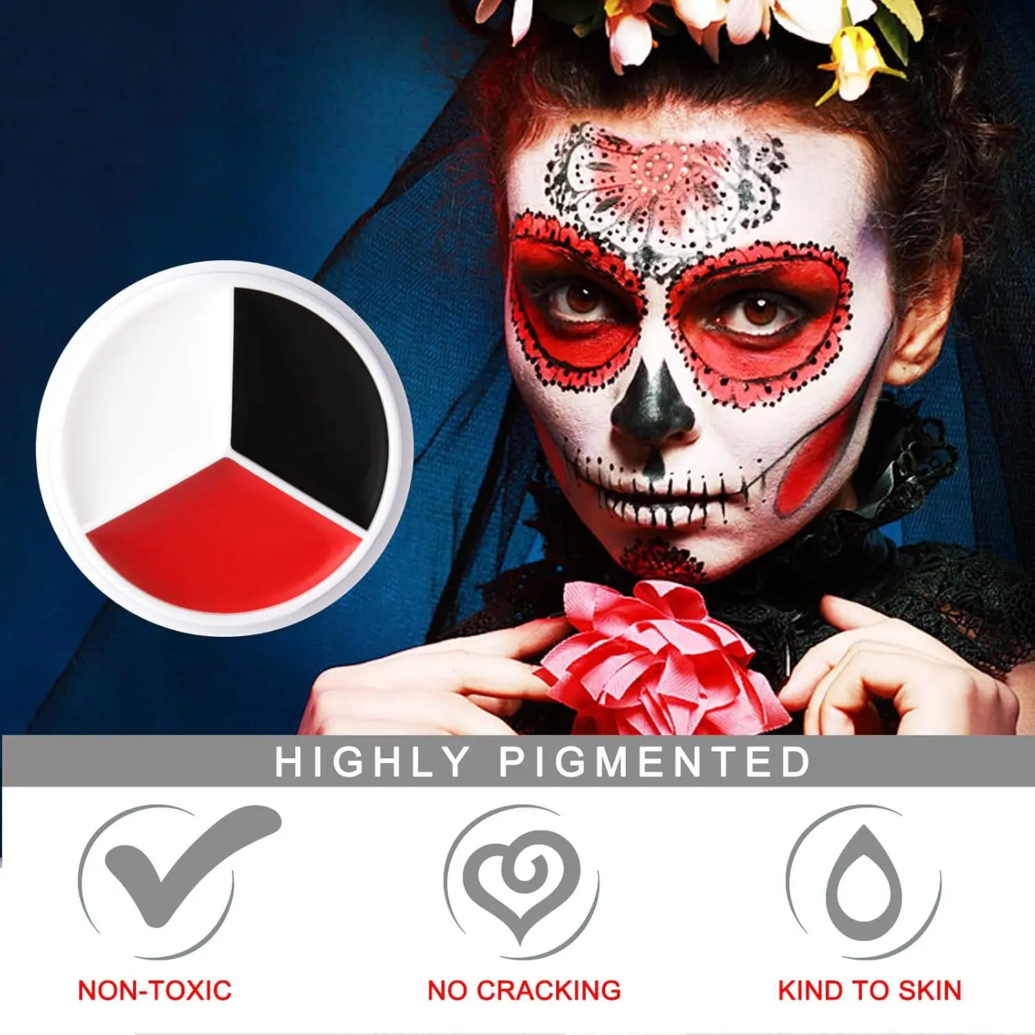 Halloween Makeup Palette Face  - огляд і ціна Beauty Makeup Pictures