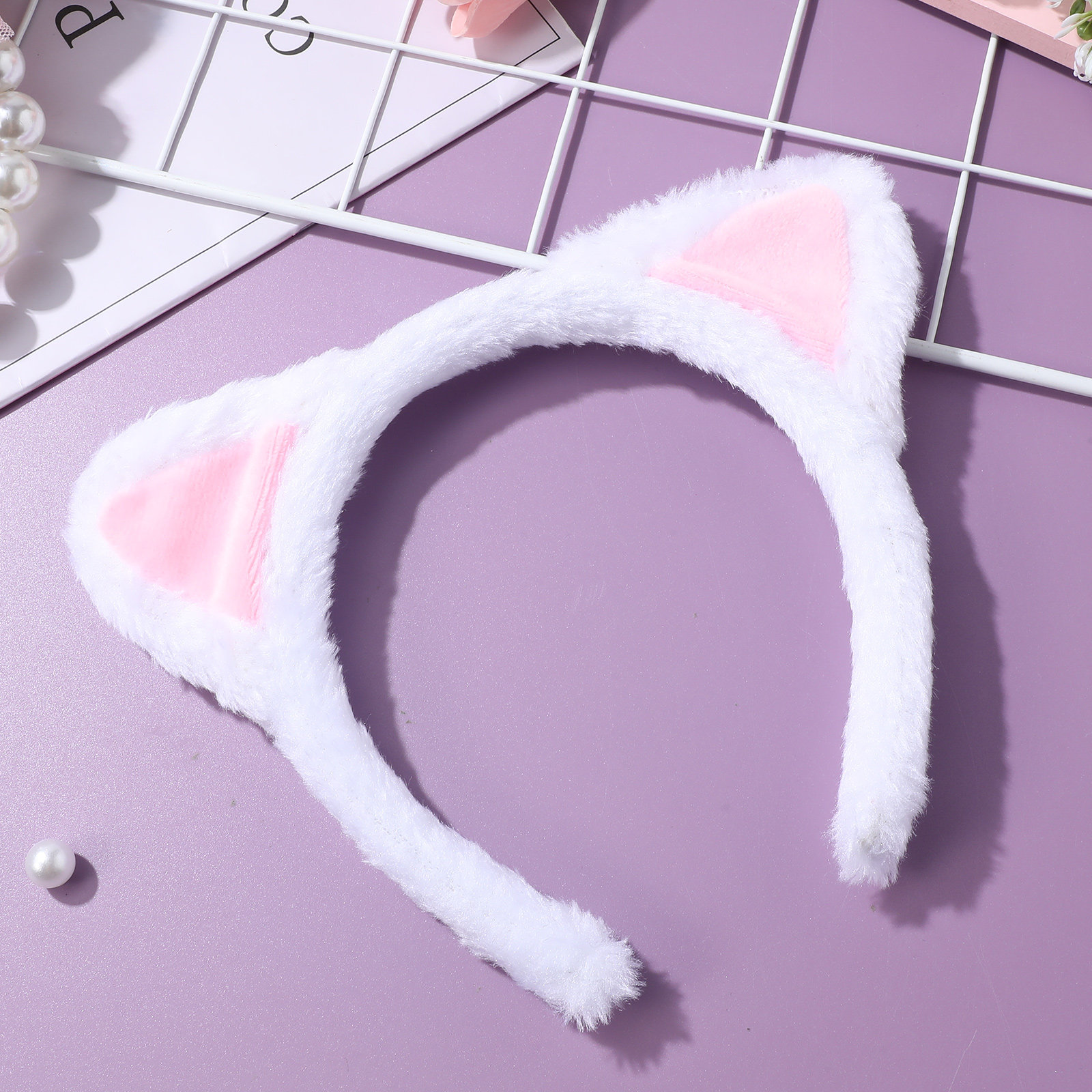 2Pcs Cat Ears Headband Soft St - огляд і ціна Photo Beauty Makeup