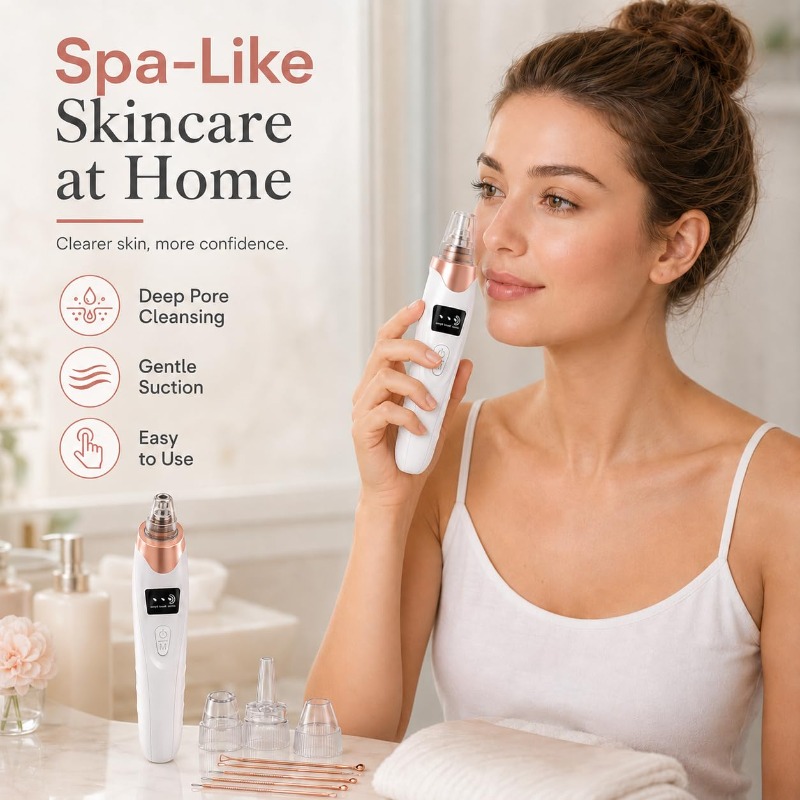 Rechargeable Blackhead Remover - огляд і ціна Pore Vacuum
