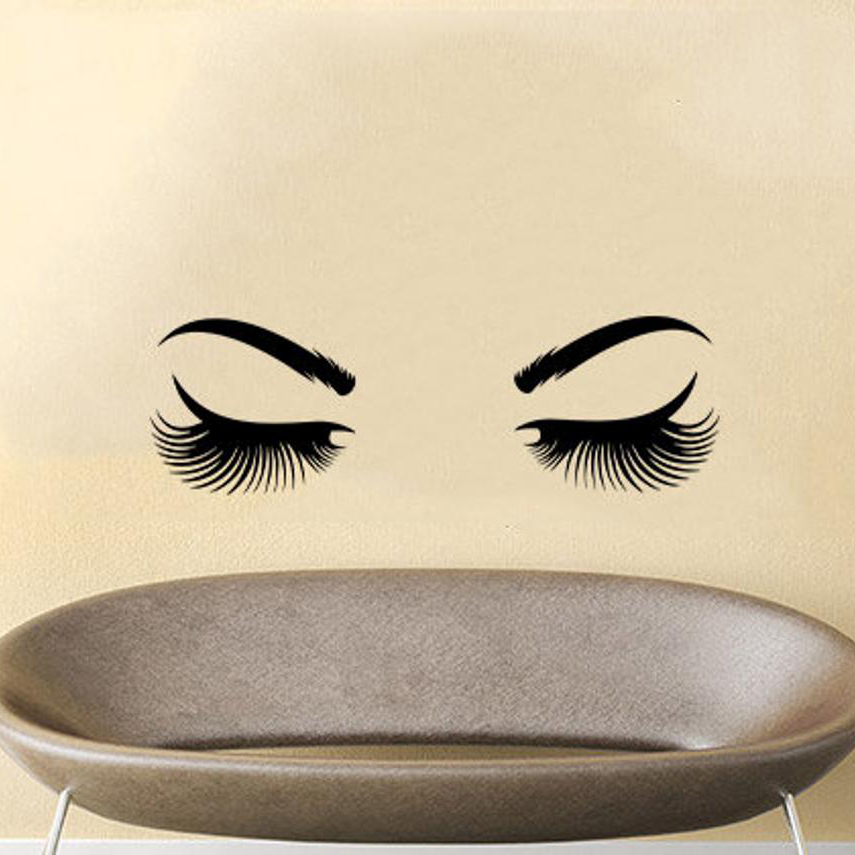 Eyes Wall Sticker Vinyl Sticke - огляд і ціна Makeup Master Beauty Salon