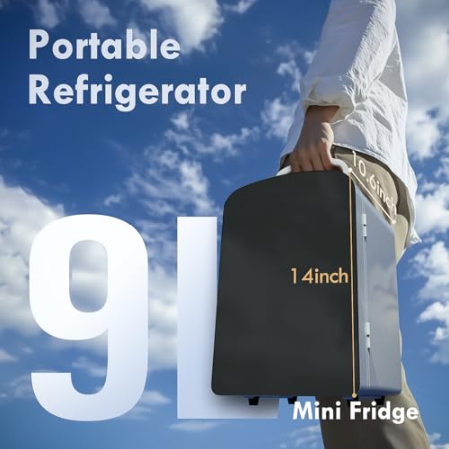 9L Mini Fridge for Bedroom Car - огляд і ціна Beauty Makeup Fridge